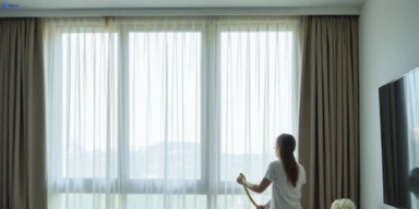 Delicate sheer drape cleaning brookvale-nsw Matty Curtain Cleaning